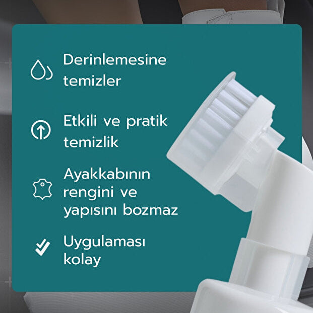 Fırçalı Ayakkabı Bakım Köpüğü