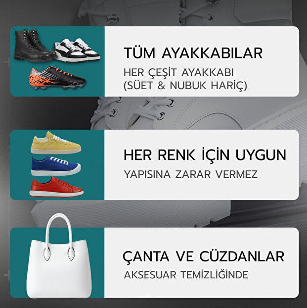 Fırçalı Ayakkabı Bakım Köpüğü