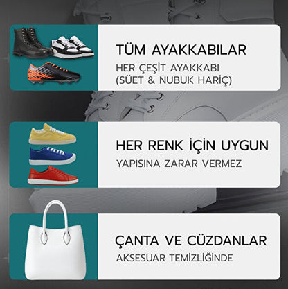 Fırçalı Ayakkabı Bakım Köpüğü