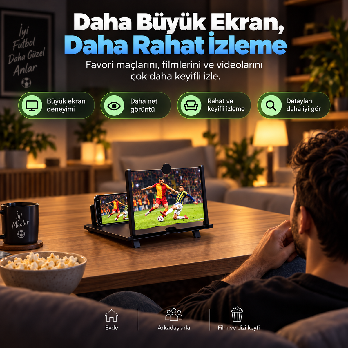 Morilan Telefon Ekran Büyüteci